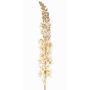 Branche artificielle de bougie des steppes en velours UCHANA, crème-or, 110cm, Ø7cm