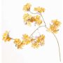 Branche décorative d'hortensias en velours PIRES, jaune-doré, 110cm