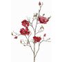 Branche de magnolia en velours JACKA, fuchsia, 105cm