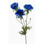 Anémone artificielle SUGOL, bleu, 75cm