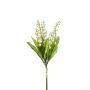 Bouquet de muguet artificiel LEGOL, blanc, 35cm