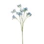 Gypsophile artificiel LITAGO, bleu, 70cm, Ø1,5cm