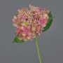 Fleur artificielle Hortensia CALESA, vieux rose, 50cm