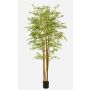 Arbre artificiel « Bambou flèche japonais » BAKNOR, tiges naturelles, 210 cm