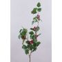 Plante artificielle branche de houx YUKARI avec baies, vert, 100cm