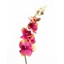 Tige d’orchidée en tissu DAJANA, violet-vert, 90cm, Ø6-11cm
