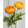 Fleur en tissu Renoncule KYLA, jaune, 45cm