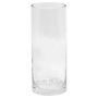 Vase cylindrique en verre SANSA OCEAN, transparent, 20cm, Ø8cm