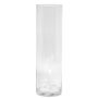 Vase en verre, transparent, 35cm, Ø10cm
