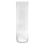 Vase à fleurs cylindrique SANSA OCEAN, transparent, 50cm, Ø15cm