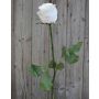 Rose artificielle OPHELIE, blanc, 85cm, Ø7cm