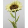 Fleur artificielle tournesol BELITA, jaune clair, 145cm, Ø23cm
