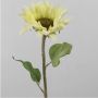Faux Tournesol MARIETTA, jaune clair, 60cm, Ø14cm