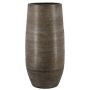 Grand Vase en céramique VINKAS veiné, blanc, 70cm, Ø32cm