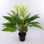 Zantedeschia artificiel LAURENCE, blanc, 130cm, 8x13cm