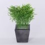 Bambou artificiel YASO en pot métallique, 26cm
