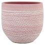 Pot à plantes en céramique DOMANO, moucheté, rose, 32cm, Ø35cm
