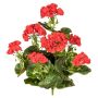 Fleur décorative Géranium DOLKREN, piquet, crossdoor, rouge, 40cm