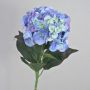 Hortensia en tissu ANGELINA, bleu-violet, 70cm, Ø 23cm