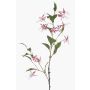 Branche décorative de fuchsia FROWEL, rose et blanc, 95 cm