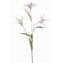 Branche de lys artificielle WOLVEX, rose clair, 100 cm