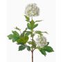 Fleur de boule de neige artificielle JOTTI, blanc, 40cm, Ø2-8cm