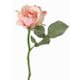Rose en soie ELLI, rose, 30cm, Ø6,5cm