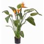 Strelitzia artificiel DALILA, orange-violet, 110cm, 17x22cm