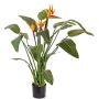 Strelitzia artificiel DALILA, orange-violet, 110cm, 17x22cm