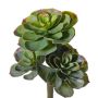 Echeveria artificiel NADIA, sur piquet, vert-rouge, 30cm, Ø20cm