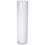 Vase de sol en verre Zylinder SANSA OCEAN, blanc, 60cm, Ø15cm