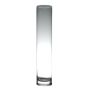 Vase cylindrique en verre SANSA EARTH, transparent, 30cm, Ø6cm