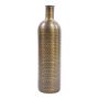 Bouteille décorative en métal MAGDALINA, or, 40cm, Ø12cm