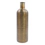 Bouteille décorative en métal MAGDALINA, or, 53cm, Ø14,5cm
