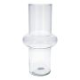 Vase à fleurs ELSABEA, verre recyclé, transparent, 31 cm, Ø 15,1 cm