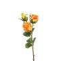 Branche de fleurs artificielles Rose FREYDE, orange, 45cm