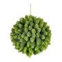 Boule de houblon artificielle VALKIN avec fleurs, suspendue, verte, Ø 18 cm