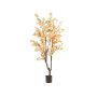 Cerisier en fleurs artificiel JANKFUN à fleurs, tronc artificiel, pêche, 210cm