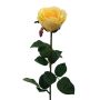 Fleur décorative Rose NORLAN, jaune, 70cm, Ø8cm