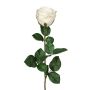 Fleur décorative Rose NORLAN, blanc, 70cm, Ø8cm
