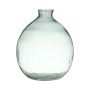 Vase à fleurs JOHANNAH, recyclé, transparent, 55cm, Ø46cm, 54L