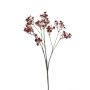 Gypsophile artificielle LITAGO, rouge bourgogne, 70cm, Ø1,5cm