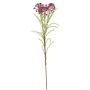 artificiel branche Fleur de cire MEDEA, fuchsia, 80cm, Ø6cm