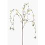 Branche décorative de jasmin GLAFOR, retombante, bleue, 135 cm