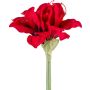 Fleur en plastique Amaryllis LIKONE, rouge, 50cm