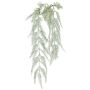 Branche artificielle Fougère Polystichum VRENTO, enneigé, vert-blanc, 100cm