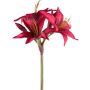 Fleur artificielle d'amaryllis de jardin KLURME, rouge, 75cm