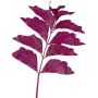 Feuille de palmier en plastique, palmier à queue de poisson MANDEW, aubergine, 80 cm