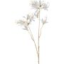 Branche artificielle d'amaryllis de jardin FRIHEL, blanche, 80 cm