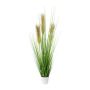 Herbe de la pampa artificielle FONZA en pot décoratif, panicules, brun-jaune, 80cm